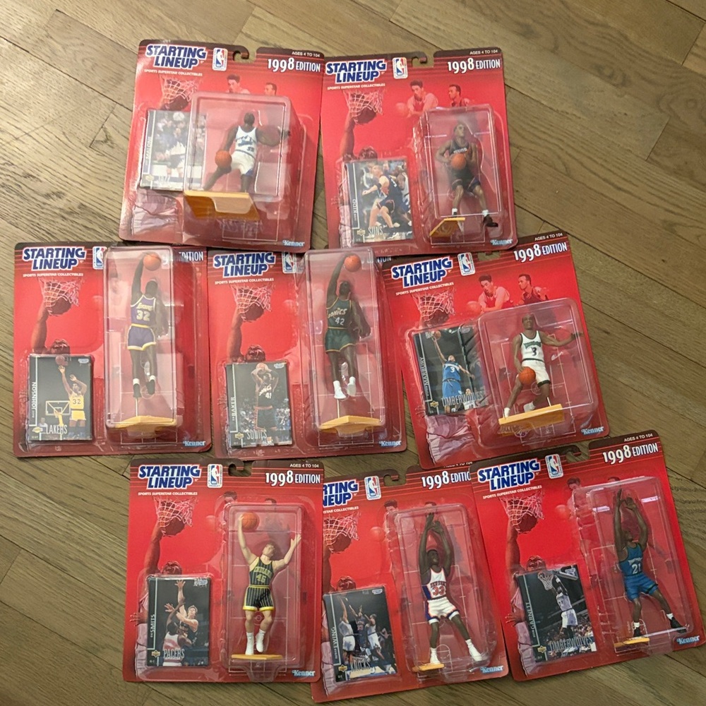 Starting Lineup NBA 1998 Edition Figures